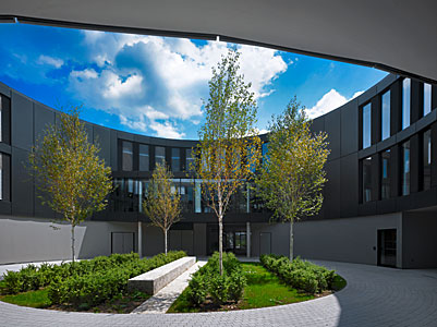 Green courtyard