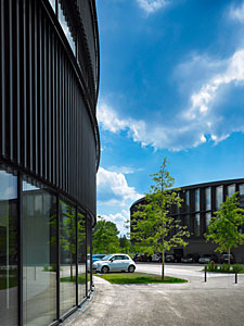 Green areas at the Headquarters