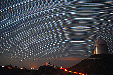 Stars Trails over La Silla