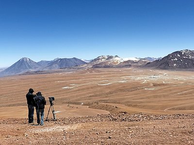 Filming The Eyes of the Atacama at the ALMA site