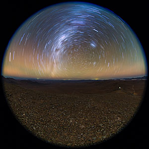 Stars Circle over Cerro Armazones