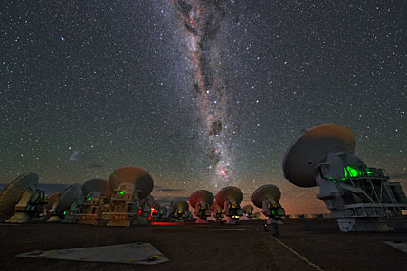 Milky Way over ALMA
