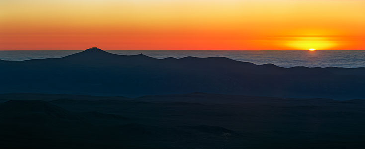 Deep Fiery Sunset at Paranal