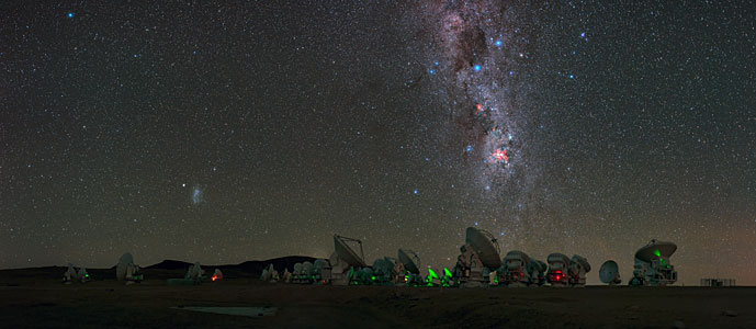 Milky Way Stretches Over ALMA in UHD panorama