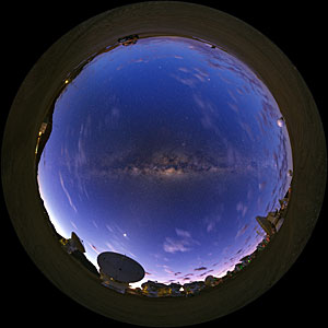 Fish-eye View of ALMA