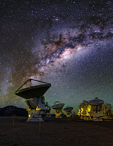 Colourful ALMA Vista