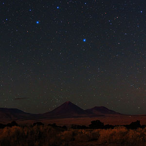 Night Sky View over Licancabur