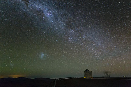 Glistening Band of the Milky Way over Paranal