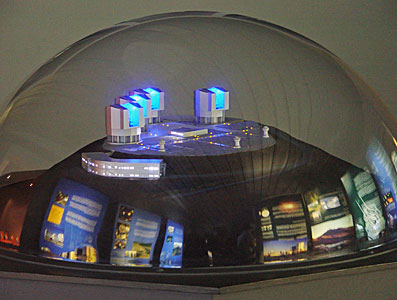 VLT 3D model at the Paranal Visitor Centre