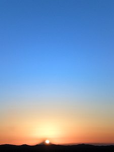 Sunset from Paranal