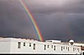 Rainbow over the ALMA site