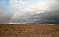 Rainbow over the ALMA site
