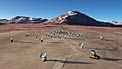 The future ALMA array on Chajnantor (artist’s rendering)