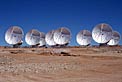 Mounted image 103: Eight ALMA antennas on Chajnantor