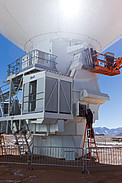 ALMA antenna being assembled