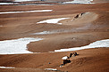 Snow at the Chajnantor plateau
