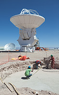 ALMA antenna from Melco at the OSF