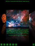 Screenshot of the new Star Walk app featuring ESO images