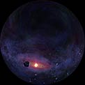Impresión artística de un exoplaneta