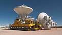 Still from video compilation: Relocation of an ALMA antenna