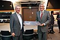 Chilean ambassador to Germany, Mr. Jorge O’Ryan Schütz, during his visit to ESO Garching