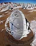 O ALMA visto a partir de um hexacóptero