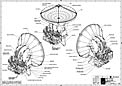 Diagram of European ALMA antenna