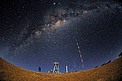 E-ELT site testing — Cerro Armazones by night
