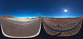 Panorama at the entrance of Paranal