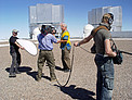 BBC crew filming at Paranal