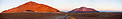 Mounted image 5: Chajnantor Plateau from the West at Sunset in 2005