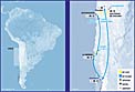 ESO Observatories Topographic Route Map