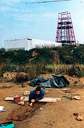 Archaeological research during the construction of the REOSC factory in the early 1990s