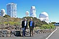 ESO DG with IAC Director at Teide Observatory (Tenerife)