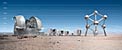 E-ELT and VLT vs Atomium