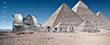 E-ELT and VLT vs Giza Pyramids (artist's impression)