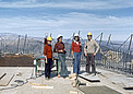 The ESO 3.6-metre telescope Under Construction