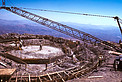 Foundations of the dome of the ESO 3.6-metre telescope
