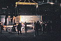 Arrival of the primary mirror for the ESO 3.6-metre telescope at La Silla