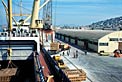 Telescope parts of the ESO 3.6-metre telescope arriving in Chile