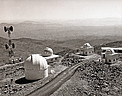 View across the La Silla Observatory in the 1980s