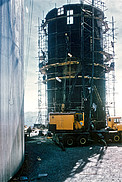 The CAT Tower Under Construction