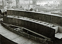 The ESO 3.6-metre telescope building under construction
