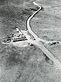 Aerial view of La Silla Observatory, 1966