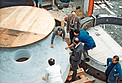 Building ESO 3.6-metre telescope