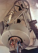 The ESO 1-metre telescope around 1969