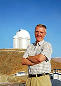 Prof. Tim de Zeeuw visiting La Silla Observatory