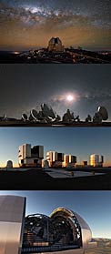 The four ESO Observatories