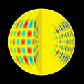 Oscillations in a Solar-like Star (artist’s impression)