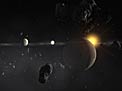 Planetary System Around HD 69830 II (artist's impression)